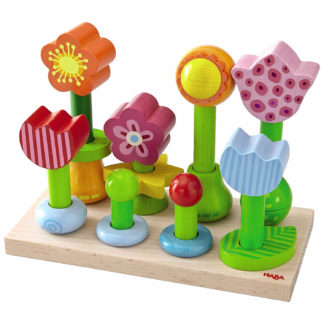 Haba Holzspielzeug Steckspiel Blumengarten