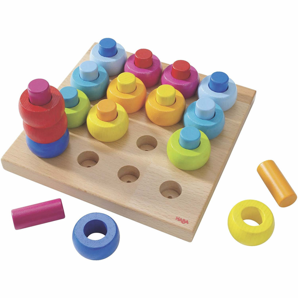 Haba - Holzspielzeug - Steckspiel Farbkringel