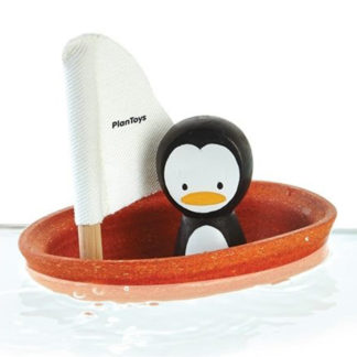 Plantoys Badespielzeug Segelboot Pinguin