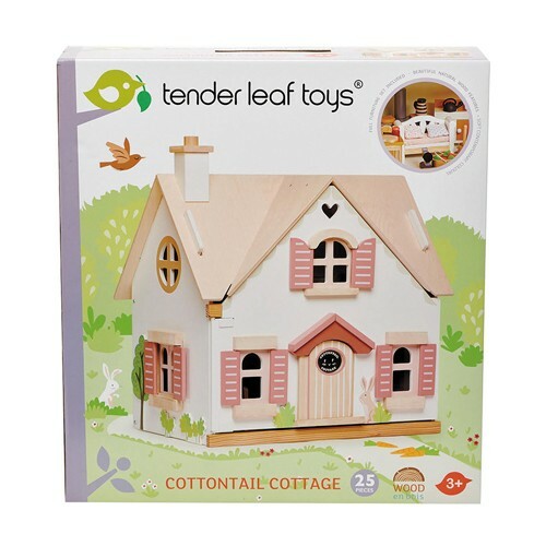 Tender Leaf Toys Puppenhaus aus Gummibaumholz