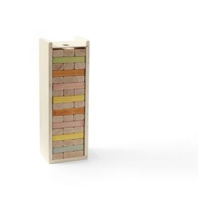 Stapelturm aus Holz mehrfarbig
