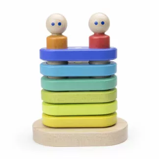 Tegu Holzspielzeug Bauklötze mehrfarbig