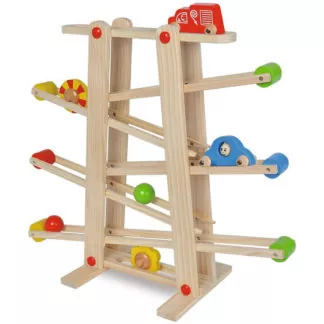 Eichhornm Kugelbahn aus Holz