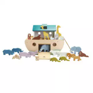 Holztiere Arche Noah Set 25 Teilig