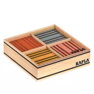 Kapla Holzbausteine 100 farbig