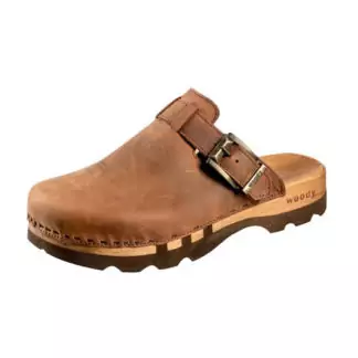 Woody Holzschuhe Lukas Tabacco